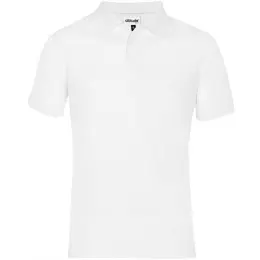 Mens Distinct Golf Shirt White